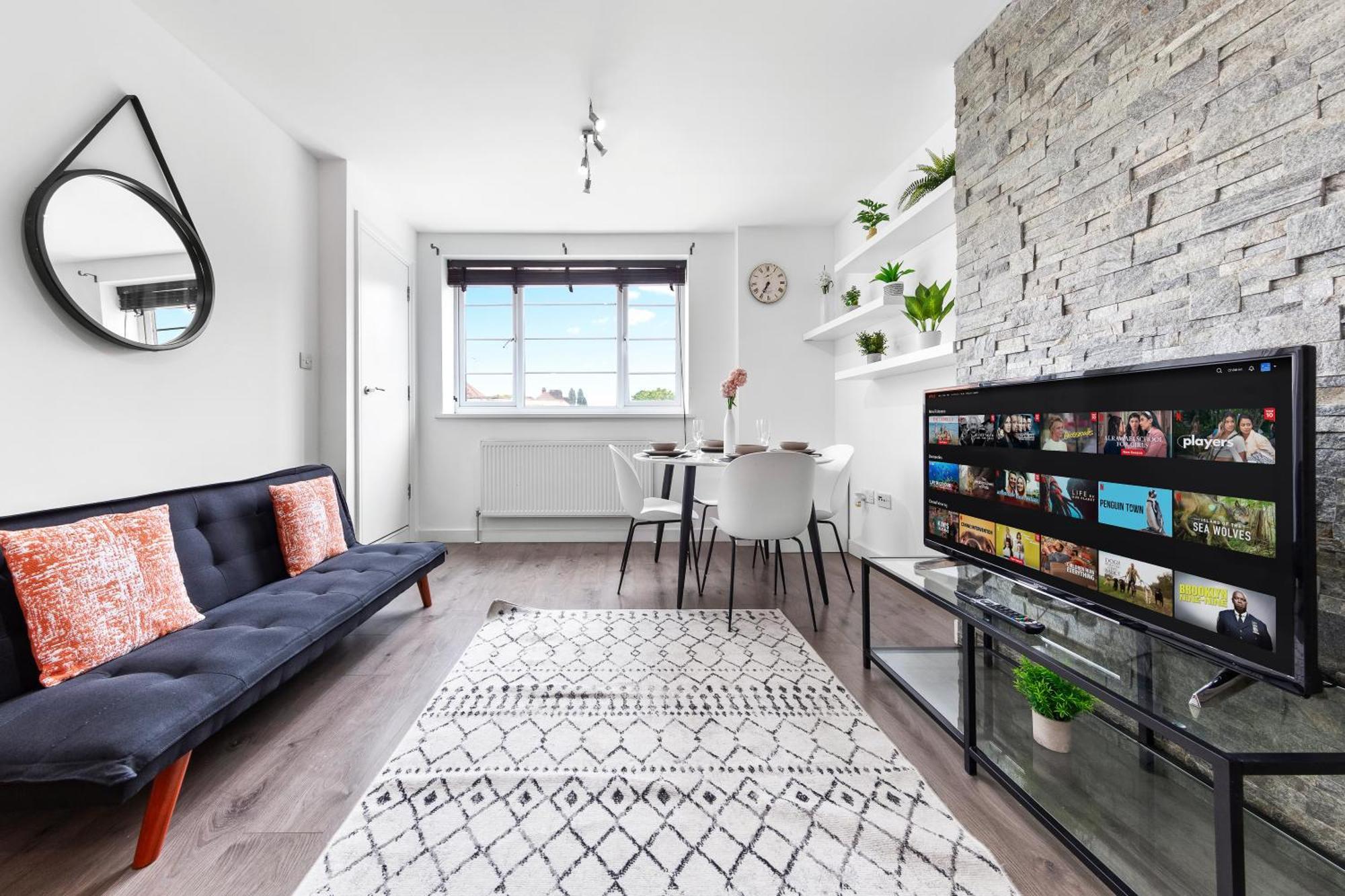 Central London Two Bedroom Serviced Apartment - Nine Elms Luxury Stay - Vauxhall & Westminster Extérieur photo