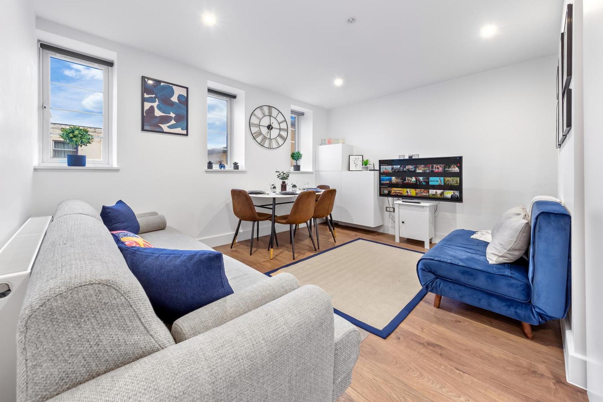 Central London Two Bedroom Serviced Apartment - Nine Elms Luxury Stay - Vauxhall & Westminster Extérieur photo