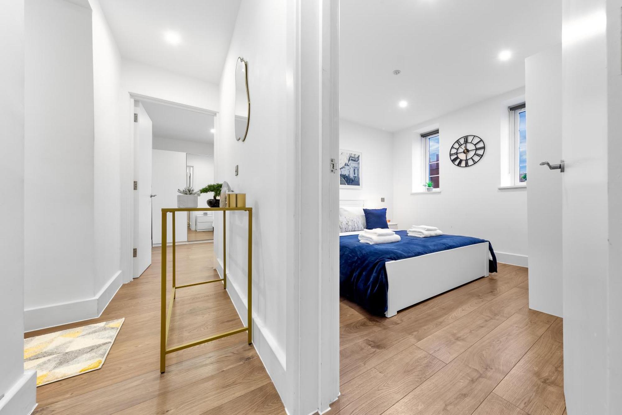 Central London Two Bedroom Serviced Apartment - Nine Elms Luxury Stay - Vauxhall & Westminster Extérieur photo