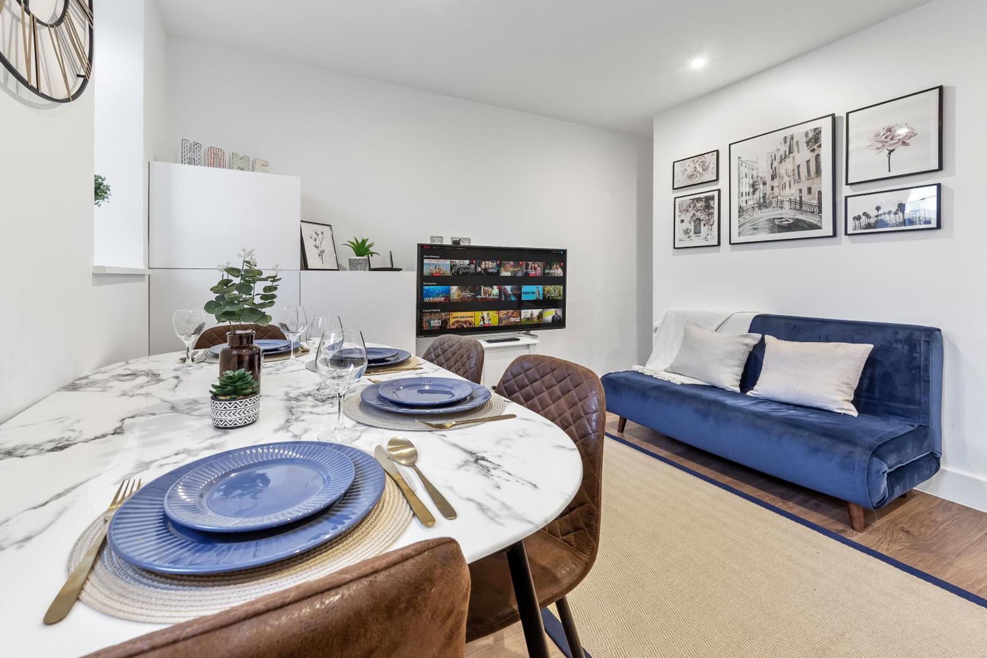 Central London Two Bedroom Serviced Apartment - Nine Elms Luxury Stay - Vauxhall & Westminster Extérieur photo